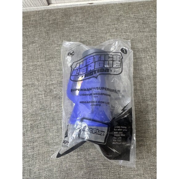 McDonald's Other - Justice League Action Superman/Supergirl Light-Up Megaphone Toy